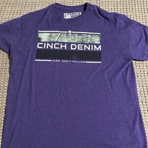 Cinch Purple Short Sleeve Tee